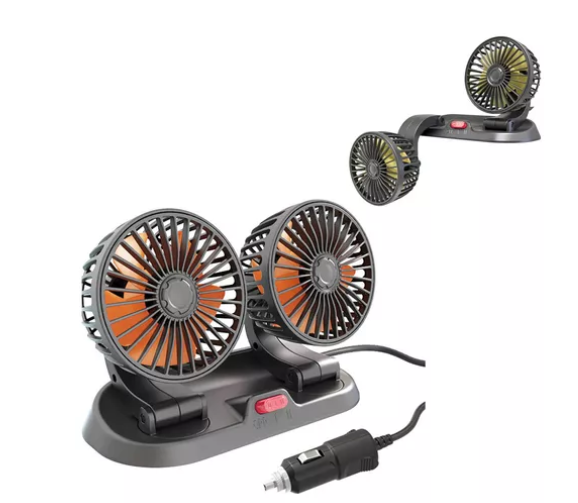 VENTILADOR DOBLE PARA CARRO