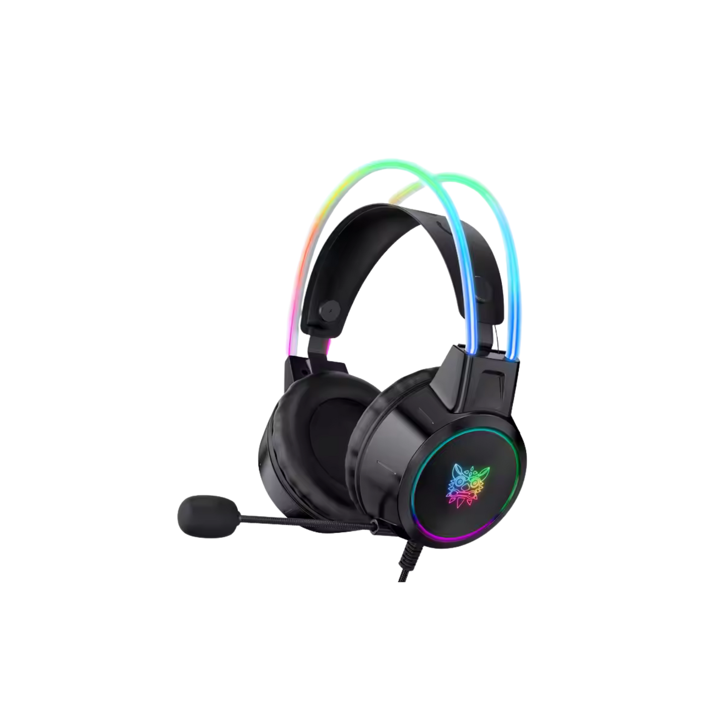 Audífonos Gamer con RGB | Sonido Envolvente + Micrófono ENC