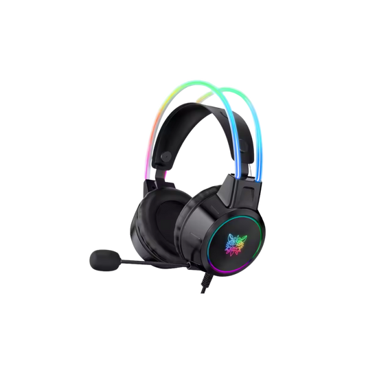 Audífonos Gamer con RGB | Sonido Envolvente + Micrófono ENC