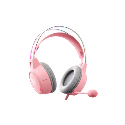 Audífonos Gamer con RGB | Sonido Envolvente + Micrófono ENC