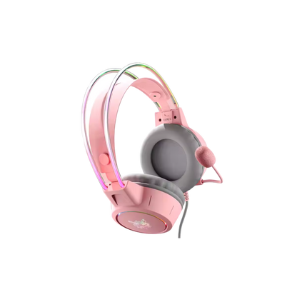 Audífonos Gamer con RGB | Sonido Envolvente + Micrófono ENC