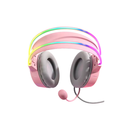 Audífonos Gamer con RGB | Sonido Envolvente + Micrófono ENC